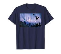 Mary Poppins Movie Still Maglietta, Uomo, Navy, 5XL