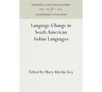 Mary Ritchie Ke Language Change in South American Indian Lang (Copertina rigida)