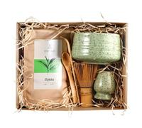 Mary Rose Matcha Set con Accessori | Mary Rose Matcha Tè Verde 100g | Matchawan | Kusenaoshi | Accessori in Bambù Chasen Chashaku