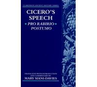 Mary Siani-Davies Cicero: Pro Rabirio Postumo (Tascabile)