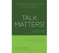 Mary V Gelinas Talk Matters (Tascabile)