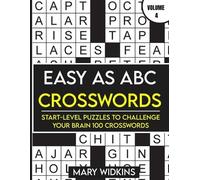 Mary Widkins Easy as ABC Crosswords Start-Level Puzzles To Challenge (Tascabile)