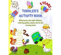Maryan Ben Kim Toddler's Activity Book 3 Years + (Tascabile)