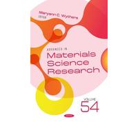 Maryann C Wythe Advances in Materials Science Research. Volum (Copertina rigida)