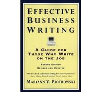 Maryann V. Piotrowski Effective Business Writing (Tascabile)