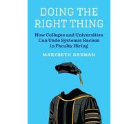 Marybeth Gasman Doing the Right Thing (Copertina rigida)
