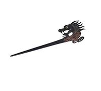 Marycrafts Drago Spillone Per Capelli Bastoncino Per Capelli In Corno Di Bufalo Per Donne Fatto A Mano