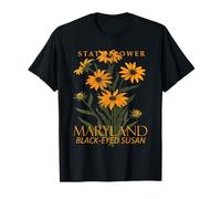 Maryland Territory Fiore La Susan dagli Occhi Neri Maglietta