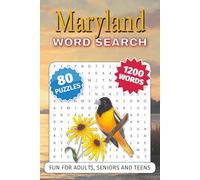 Maryland Word Search Puzzle Book: Word Searches with Easy-to-Read Print about Maryland, Chesapeake Bay, History, Landmarks and More | 6 x 9 inches, ... Holidays, Birthdays, and Free Times