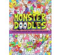 Maryna Salagub Doodle monsters coloring book Paperback (Tascabile)