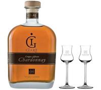 Marzadro DISTILLERIA GRAPPA GIARE CHARDONNAY 70 CL CON DUE BICCHIERI