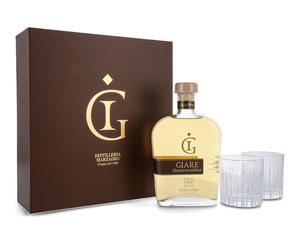 Marzadro Grappa Le Giare Gewürztraminer Set regalo 41% vol. 0,70l