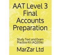 Marzar Ltd AAT L3 Final Accounts Preparation (Tascabile) Aat Level 3