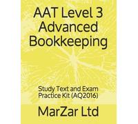 Marzar Ltd AAT Level 3 Advanced Bookkeeping (Tascabile) Aat Level 3