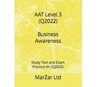 Marzar Ltd AAT Level 3 (Q2022) Business Awareness (Tascabile) Aat Level 3 Q2022