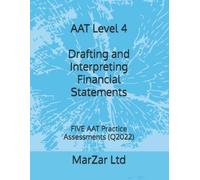 Marzar Ltd AAT Level 4 Drafting and Interpreting Financial Statement (Tascabile)