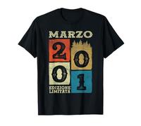 Marzo 2001 Vintage - Maglia 25 Compleanno Anni Uomo Donna Maglietta