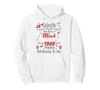 Marzo Compleanno Una Regina è Nata nel Marzo 1968 Marzo Felpa con Cappuccio