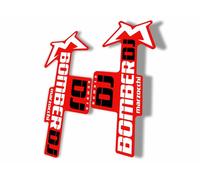 Marzocchi Bomber DJ 2020 Forcella Sospensione Sticker Decal Kit Adesivo...