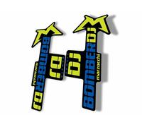 Marzocchi Bomber DJ 2020 Forcella Sospensione Sticker Decal Kit Adesivo Blu Lime