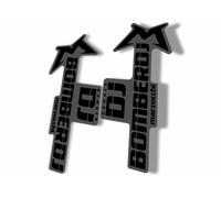 Marzocchi Bomber DJ 2020 Forcella Sospensione Sticker Decal Kit Adesivo Nero