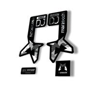 Marzocchi Bomber DJ 2025 Forcella Sospensione Sticker Decal Kit Adesivo...