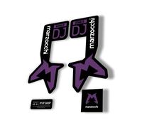 Marzocchi Bomber DJ 2025 Forcella Sospensione Sticker Decal Kit Adesivo Viola