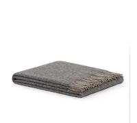 Marzotto Home Plaid Marcopolo in misto lana con frange