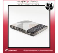 MARZOTTO LANEROSSI ASTICO Plaid in misto lana e cotone riciclato