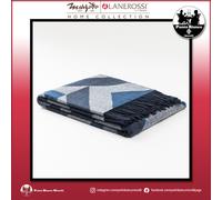 MARZOTTO LANEROSSI ASTICO Plaid in misto lana e cotone riciclato