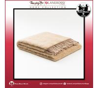 MARZOTTO LANEROSSI ROSSI STORY Coperta Plaid double face mohair e lana vergine