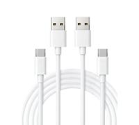 MAS CARNEY Cavo USB Type-C [2 Pezzi 1M+2M 2.4A], Cavo Ricarica USB A to USB C per iPhone 17/16/15, Samsung Galaxy A17 A16 A15 A26 A36 A56,S25 S24 S23 S22 S21 S20 Note 20, Moto, Tablet, PS5, Switch