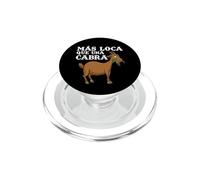 Más Loca Que Una Cabra Granja Granjero Campesina Retro PopSockets PopGrip per MagSafe