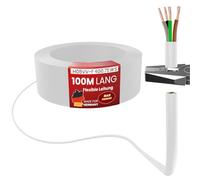 MAS Premium Da 5 a 100 m tubo flessibile in plastica H05VV-F 2, 3 o 5 x 0,75; x1; x1,5 o x2,5 e 4 G0,75, cavo flessibile per dispositivi (H05VV-F 4G0,75 WS, 100 m)