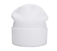 MASADA Berretto Invernale Beanie da Donna e da Uomo - Bianco