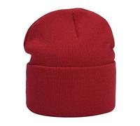 MASADA Berretto Invernale Beanie da Donna e da Uomo - Rosso
