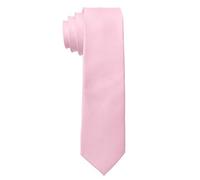 MASADA Cravatta Uomo accuratamente realizzata e rifinita a mano 6 cm di larghezza - Rosa pastello
