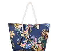 MASADA Grande borsa da spiaggia idrorepellente con cerniera Mare di Fiori