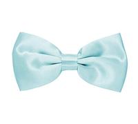 MASADA Papillon azzurro chiaro lucido - Accessorio da uomo, regolabile in modo continuo, fatto a mano con chiusura a gancio - 12 x 6 cm
