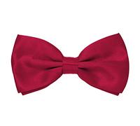 MASADA Papillon bacca lucido - Accessorio da uomo, regolabile in modo continuo, fatto a mano con chiusura a gancio - 12 x 6 cm