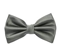 MASADA Papillon grigio ardesia - Accessorio da uomo, regolabile in modo continuo, fatto a mano con chiusura a gancio - 12 x 6 cm