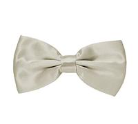 MASADA Papillon grigio chiaro lucido - Accessorio da uomo, regolabile in modo continuo, fatto a mano con chiusura a gancio - 12 x 6 cm