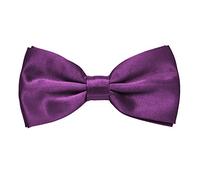 MASADA Papillon lilla lucido - Accessorio da uomo, regolabile in modo continuo, fatto a mano con chiusura a gancio - 12 x 6 cm