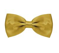 MASADA Papillon oro lucido - Accessorio da uomo, regolabile in modo continuo, fatto a mano con chiusura a gancio - 12 x 6 cm