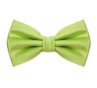 MASADA Papillon pistacchio - Accessorio da uomo, regolabile in modo continuo, fatto a mano con chiusura a gancio - 12 x 6 cm