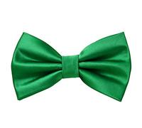 MASADA Papillon verde - Accessorio da uomo, regolabile in modo continuo, fatto a mano con chiusura a gancio - 12 x 6 cm