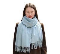 MASADA sciarpa invernale donna calda e morbida - Azzurro