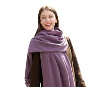 MASADA sciarpa invernale donna calda e morbida - Viola