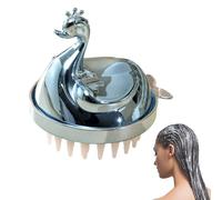 MASAGE Hair Pett - Strofera di capelli morbidi per capelli in silicone per cuoio capelluto da cigno, promuove la crescita dei capelli e la cura del cuoio capelluto, esfoliante rimovibile per