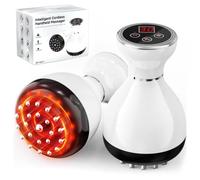 Masajeador de Drenaje Linfático, Masajeador Anticelulítico Eléctrico con Microcorriente, Luz Roja, Calor y Vibración, para Piernas, Brazos, Abdomen y Cuerpo